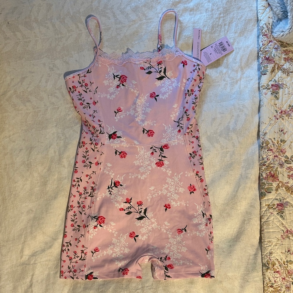 Wild Fable Pink Floral Bodysuit